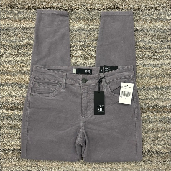 KUT From The Kloth Corduroy High Rise Diana Fab Ab Skinny Sz 4P NWT | KUT Jeans- - Picture 1 of 13